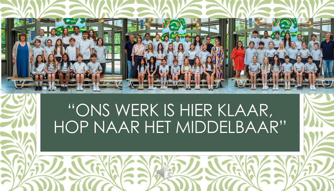 zesde leerjaar