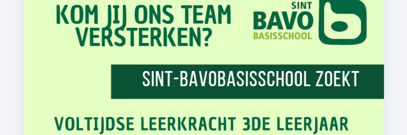 Vacature